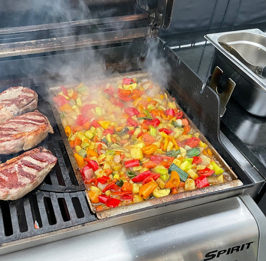 🌈 Grillgemüse deluxe – bunt, knackig und aromatisch auf der Plancha!