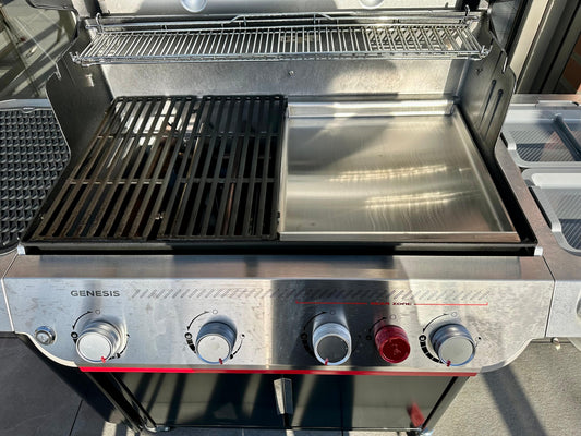 Edelstahl Plancha Weber Genesis Breite 44cm